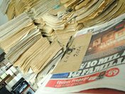 Newspaper archive at the Trujillo Library in Perú.